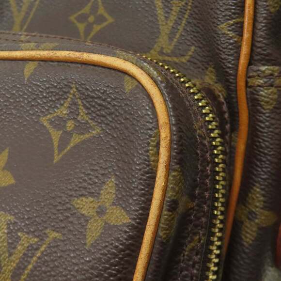 LOUIS VUITTON Brown Monogram Canvas Shoulder Bag